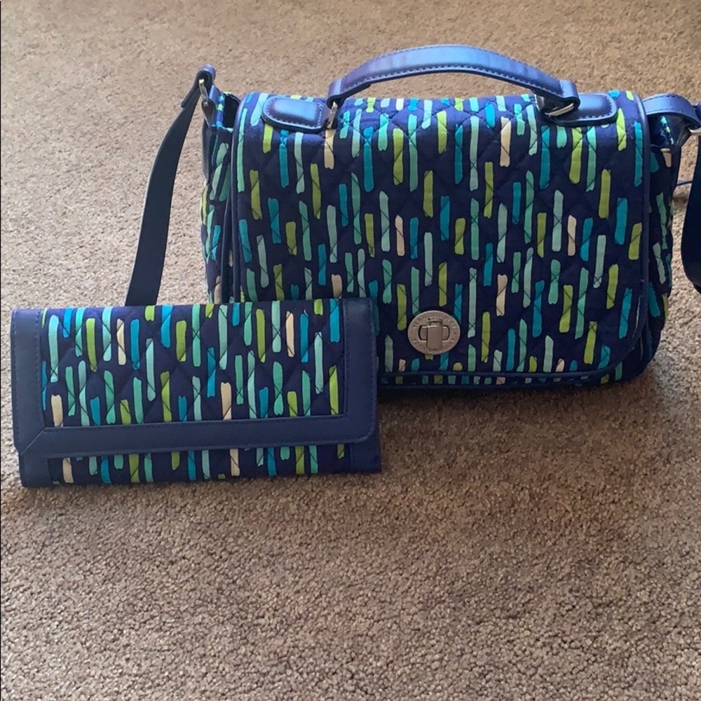 Vera Bradley Crossbody w/ matching Wallet